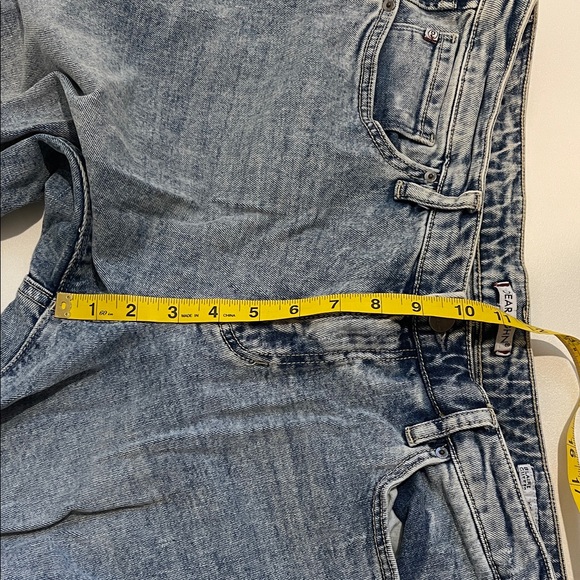 Dear John Blaine Cuffed High Rise Straight Light Blue Jeans - Picture 3 of 9